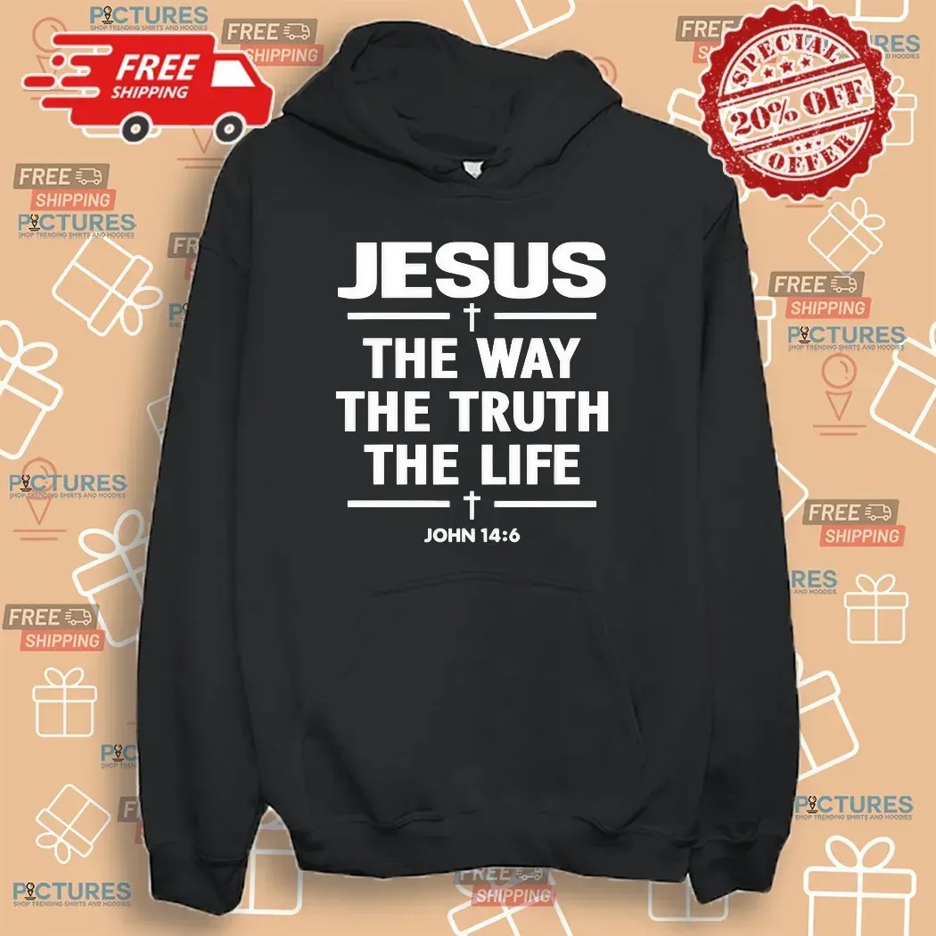 Alisson Becker Wearing Jesus The Way The Truth The Life John 14 6 Christian T Shirt