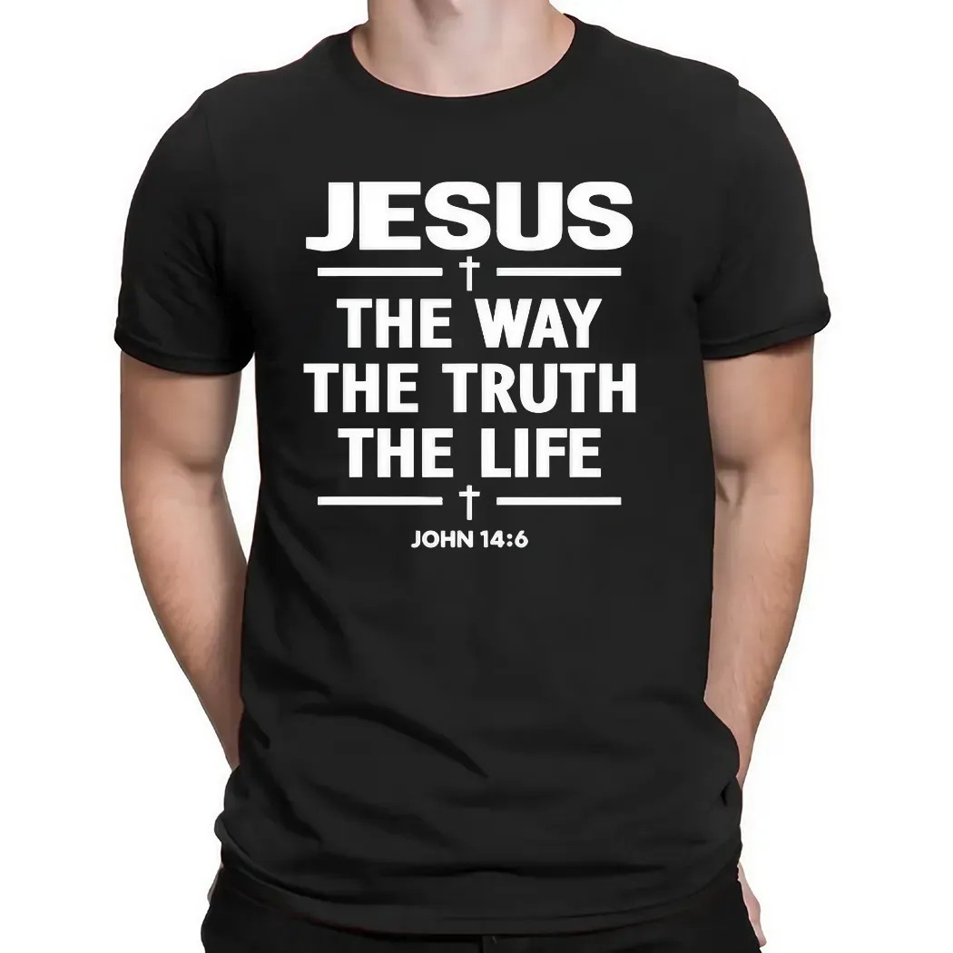Alisson Becker Wearing Jesus The Way The Truth The Life John 14 6 Christian T Shirt