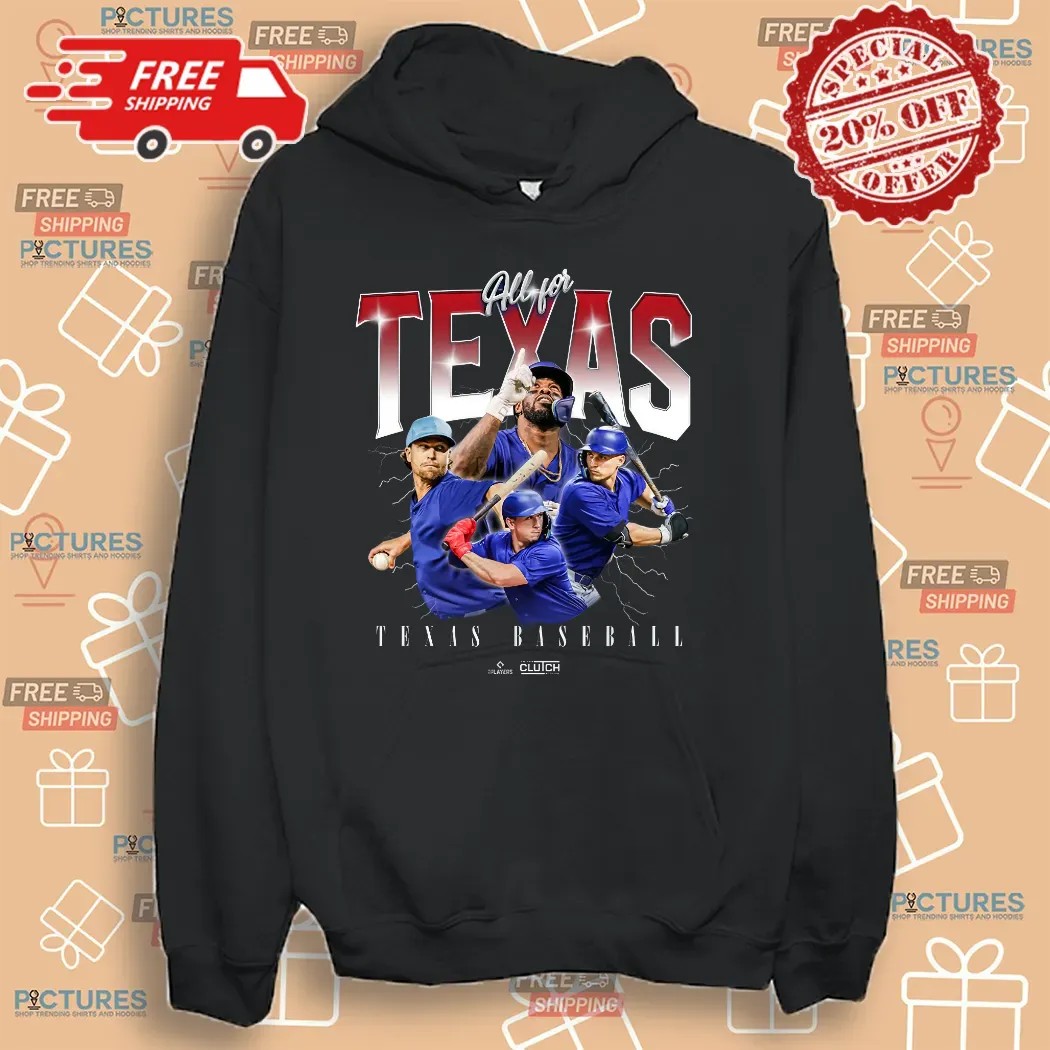 All for Texas baseball team MLBPA Vintage Bootleg Shirt
