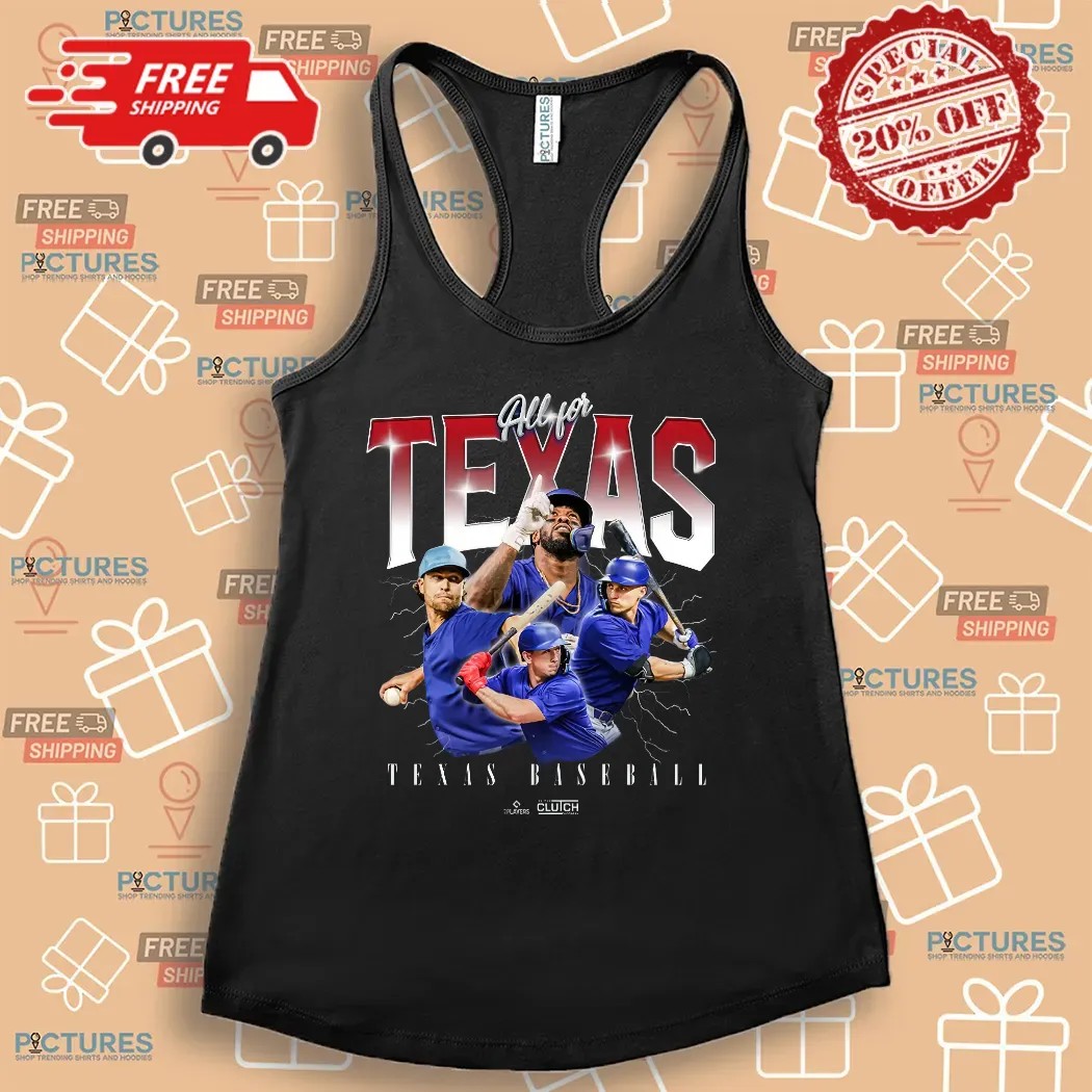 All for Texas baseball team MLBPA Vintage Bootleg Shirt
