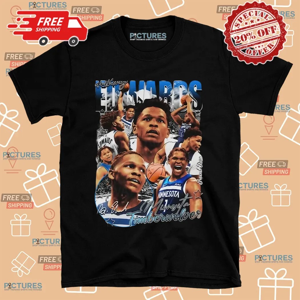Anthony Edwards Minnesota Timberwolves Homage Vintage Bootleg 2025 Shirt