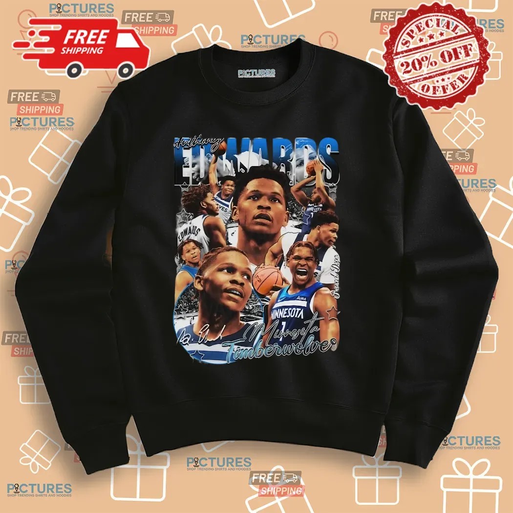 Anthony Edwards Minnesota Timberwolves Homage Vintage Bootleg 2025 Shirt