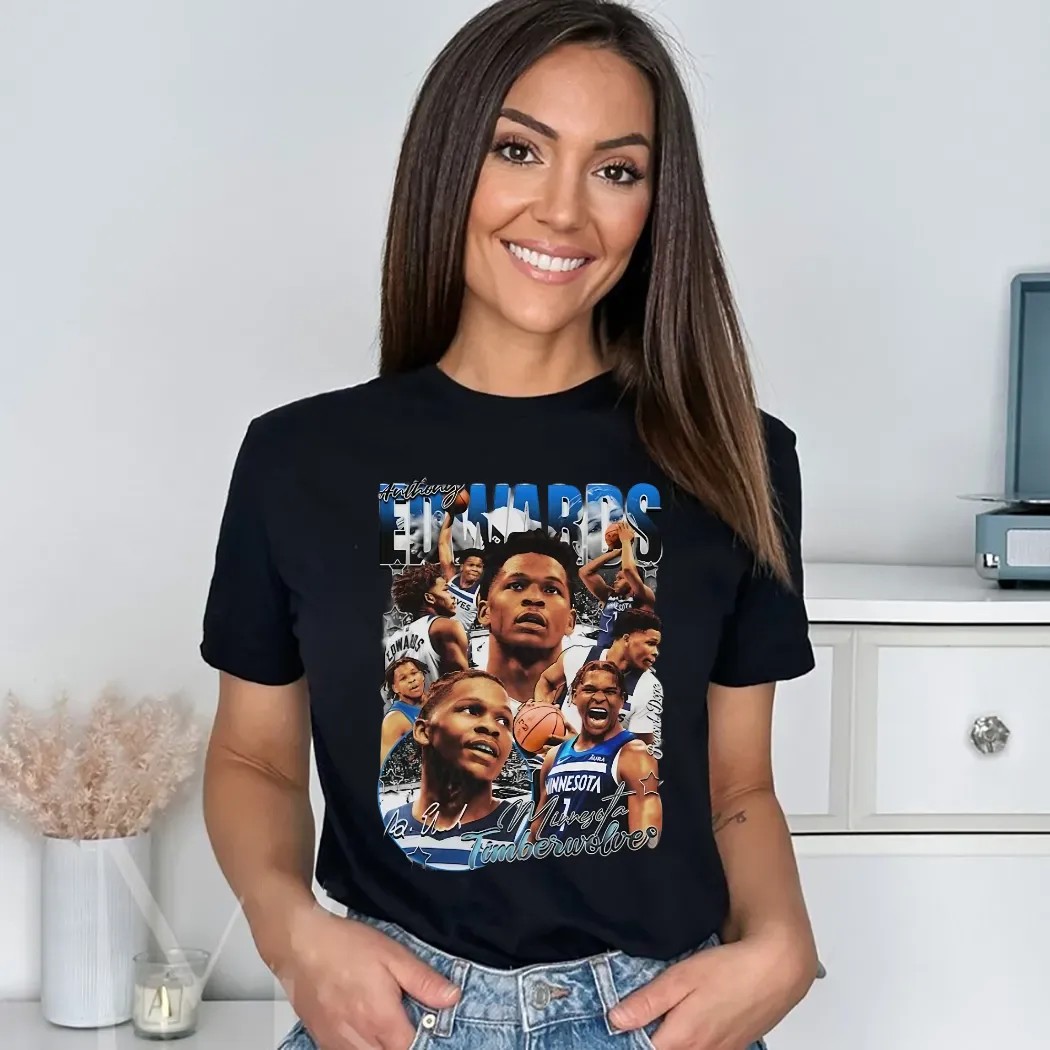 Anthony Edwards Minnesota Timberwolves Homage Vintage Bootleg 2025 Shirt