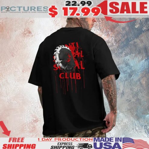 Anti Social Social Club Doom Shield Saw T Shirt