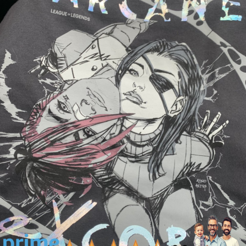 Arcane League Of Legends Hexcore Nights T Shirt
