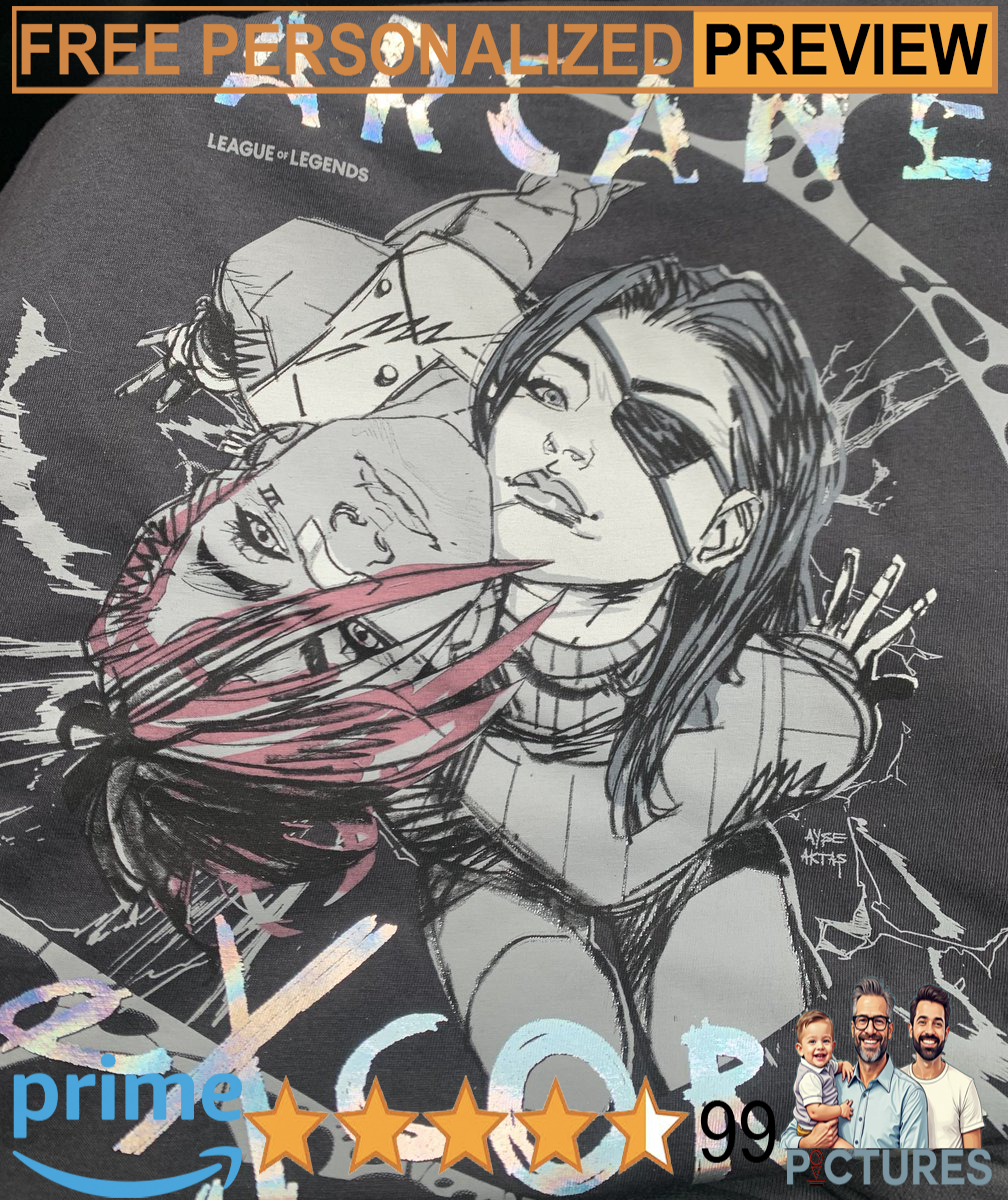 Arcane League Of Legends Hexcore Nights T Shirt