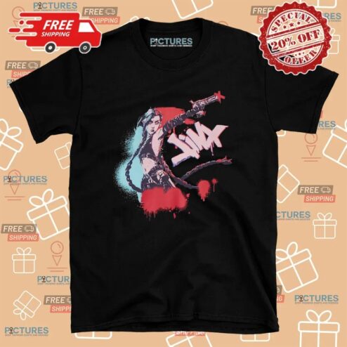 Arcane Jinx Graffiti T Shirt