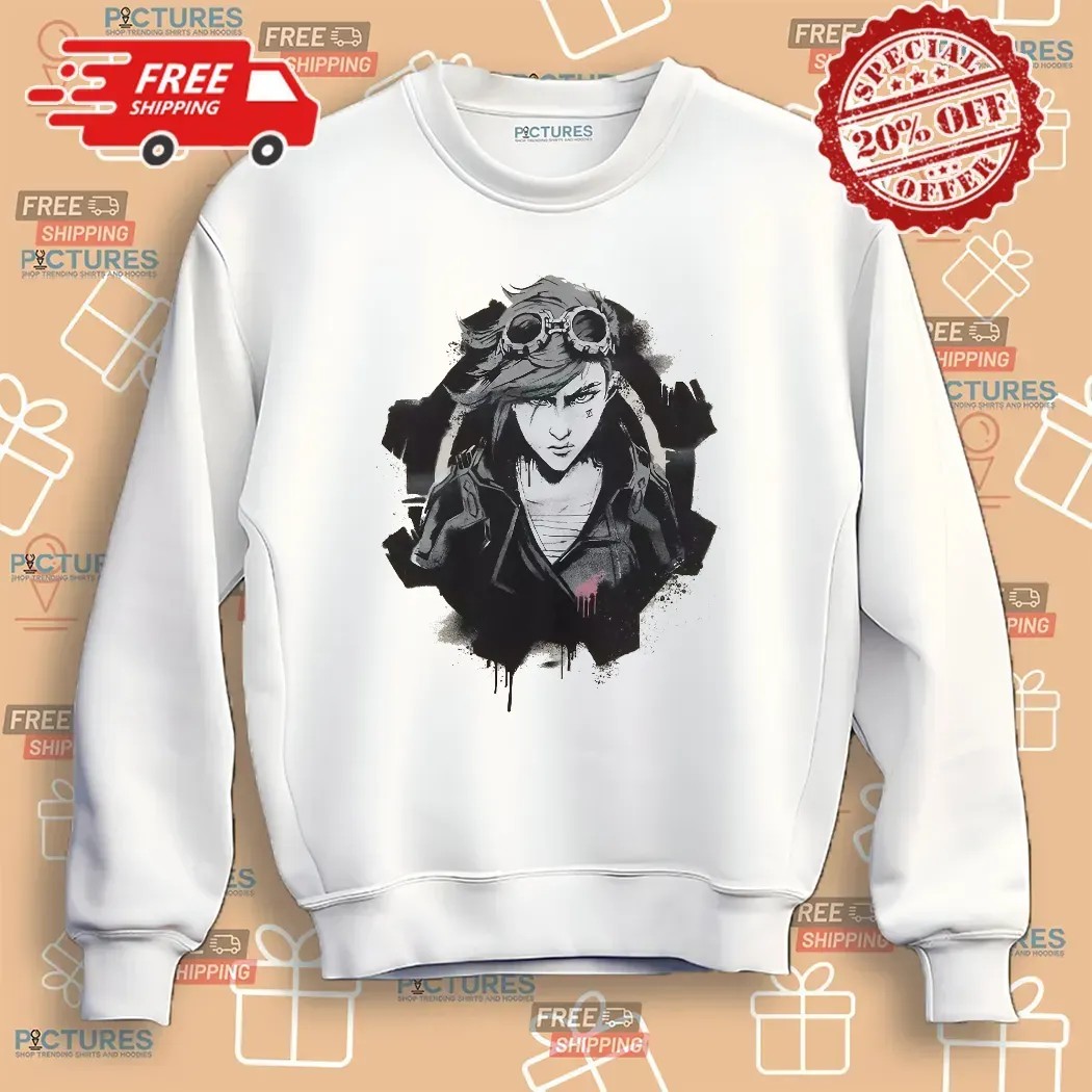 Arcane Vi Tonal Portrait T Shirt Arcane Vi Tonal Portrait T Shirt