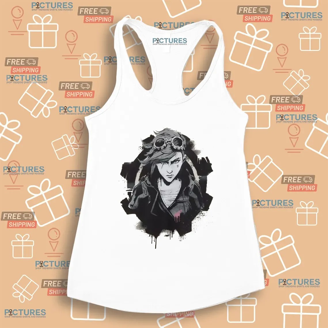 Arcane Vi Tonal Portrait T Shirt Arcane Vi Tonal Portrait T Shirt