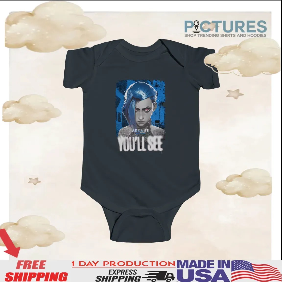 Arcane You'll See Graphic T Shirt Arcane You'll See Graphic T Shirt