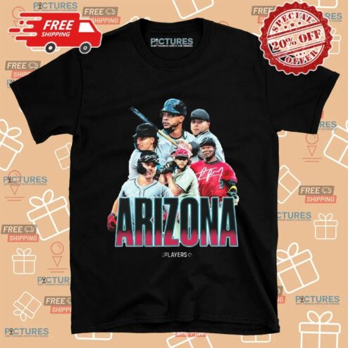 Arizona Diamondbacks Baseball Players Signatures Series 2025 Shirt