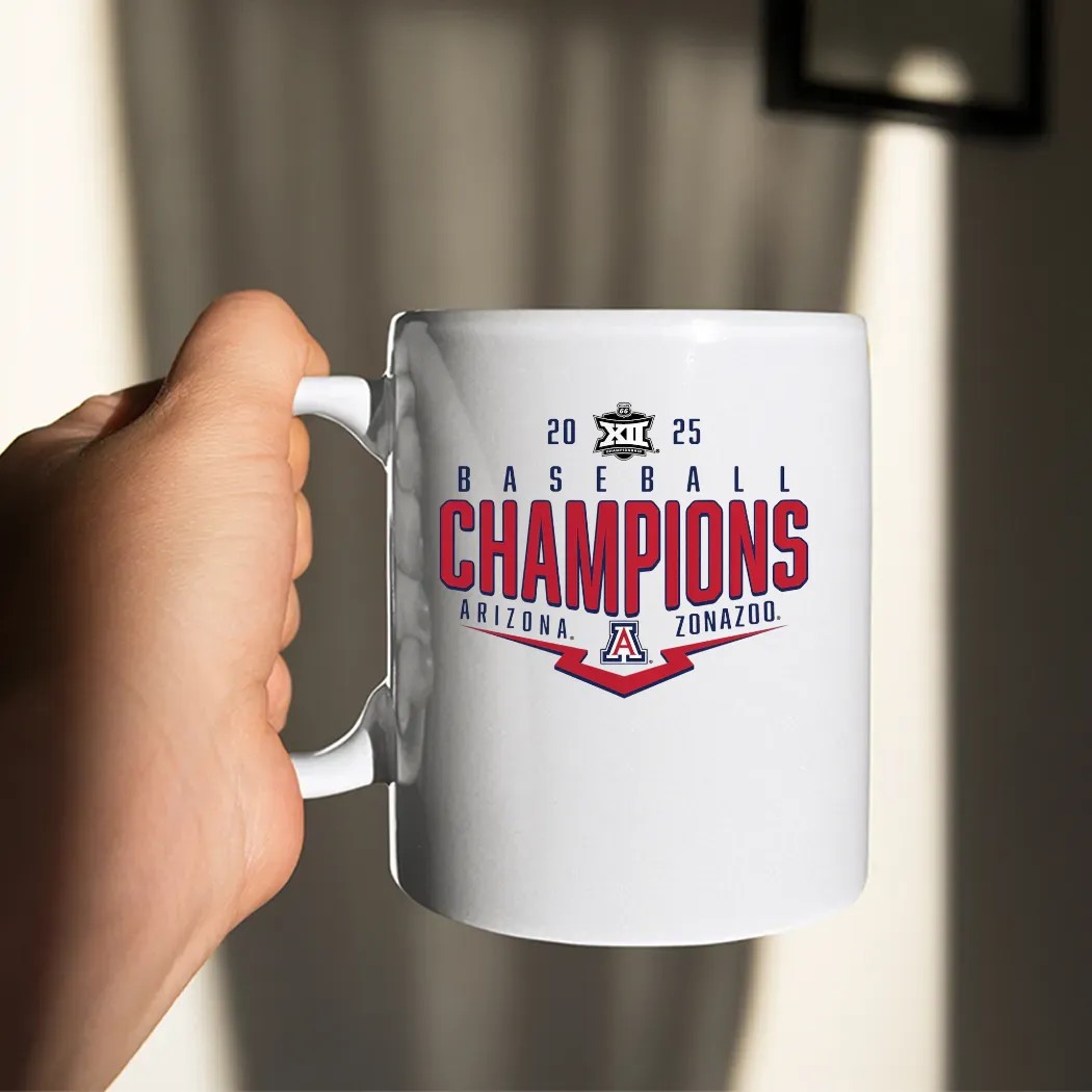 Arizona Wildcats Women’s 2025 Big 12 Baseball Conference Tournament Champions Playoff T Shirt