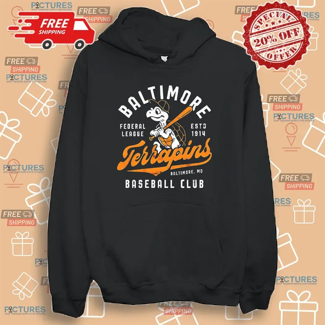Baltimore Terrapins Baseball Club Federal League ESTD 1914 T Shirt