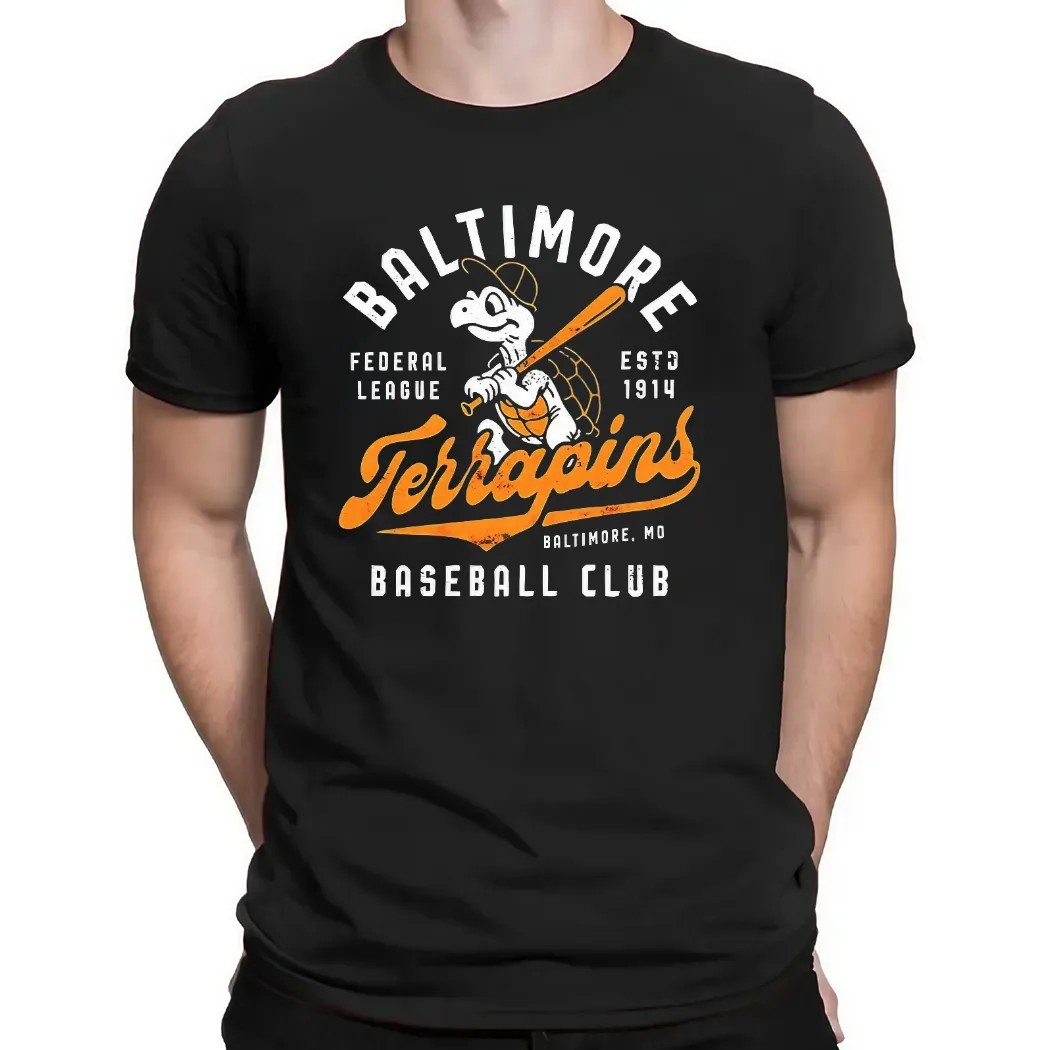 Baltimore Terrapins Baseball Club Federal League ESTD 1914 T Shirt