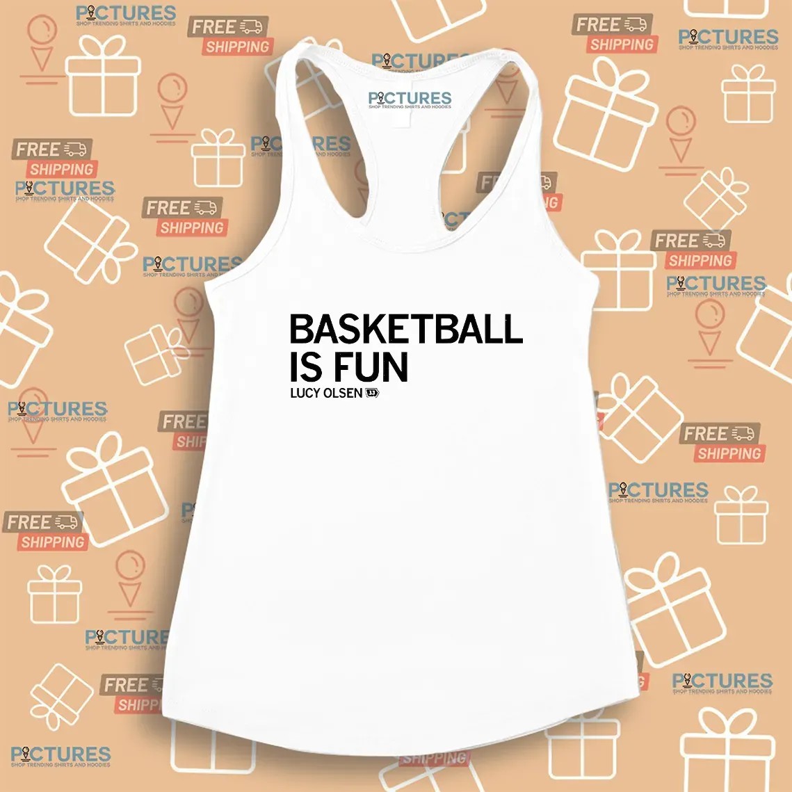 Basketball Is Fun Lucy Olsen For Basketball Fan T Shirt