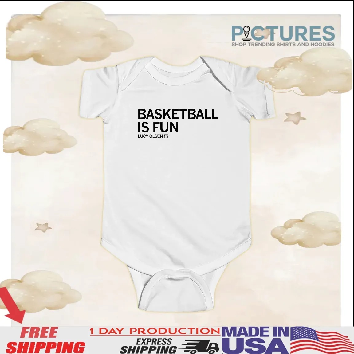 Basketball Is Fun Lucy Olsen For Basketball Fan T Shirt