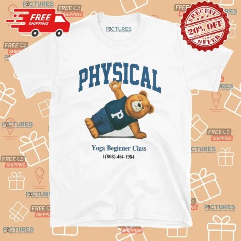 Bear Physical Yoga Beginner Class Hotline T Shirt