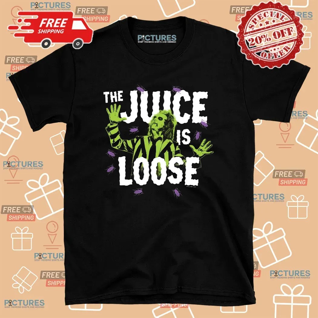 Beetlejuice Juice is Loose Horro Movie T Shirt Beetlejuice Juice is Loose Horro Movie T Shirt