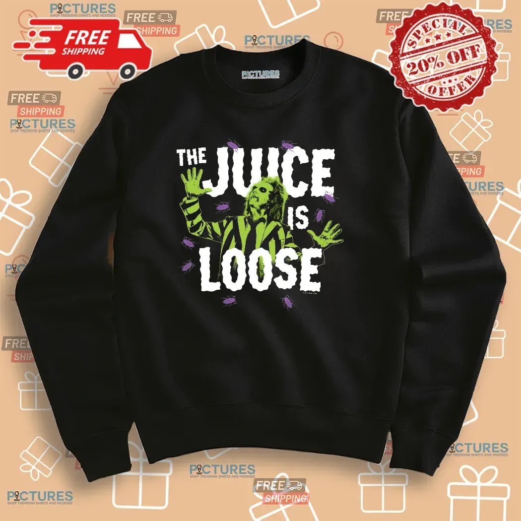 Beetlejuice Juice is Loose Horro Movie T Shirt Beetlejuice Juice is Loose Horro Movie T Shirt