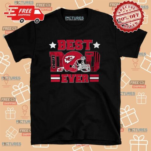 Best Dad Ever Kansas City Chiefs Daddy And Son Father's Day Personalized T Shirt