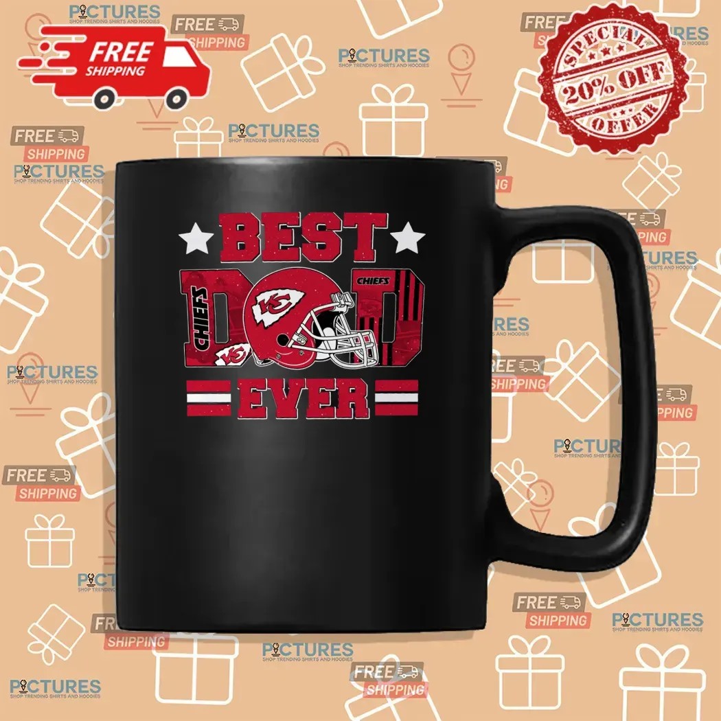 Best Dad Ever Kansas City Chiefs Daddy And Son Father's Day Personalized T Shirt