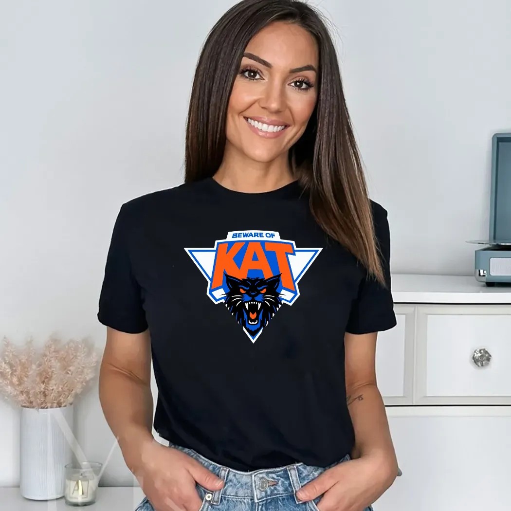 Beware Of Kat New York Knicks Nba Playoffs 2025 T Shirt