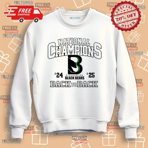 Binghamton Black Bears Commissioner’s Cup Champions Back To Back '24 '25 Shirt