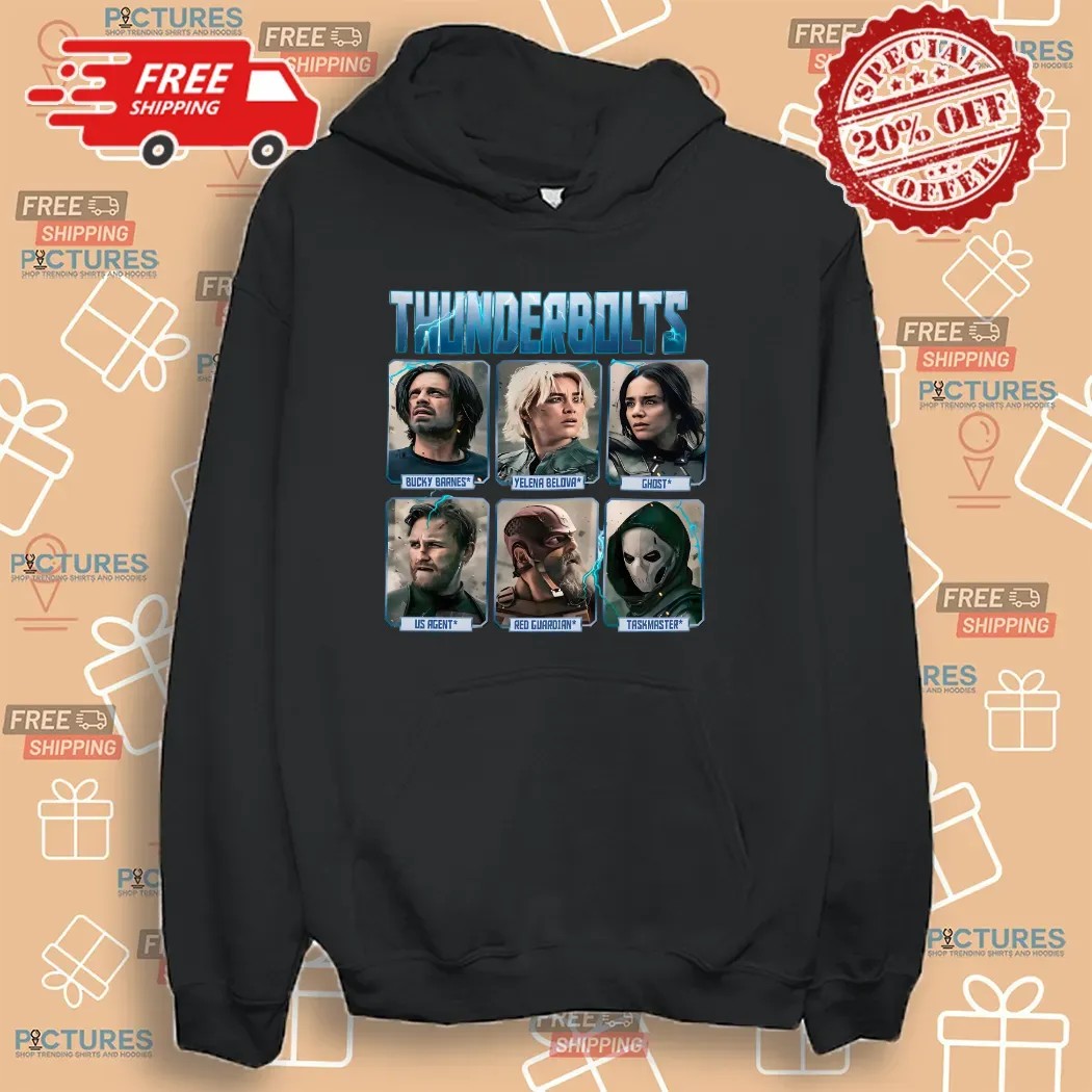 Bucky Barnes Yelena Belova Taskmaster Thunderbolts Marvel Movie Disney Characters T Shirt