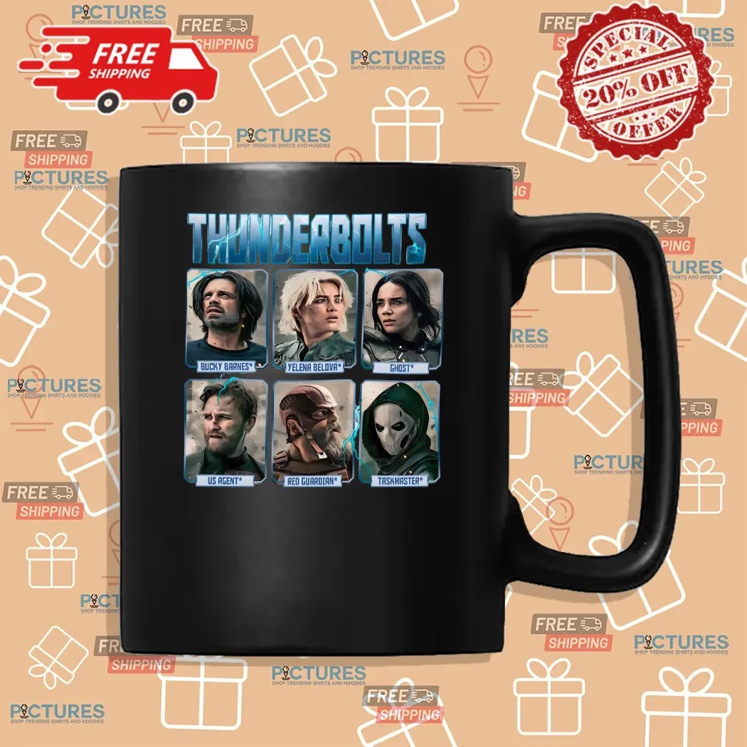Bucky Barnes Yelena Belova Taskmaster Thunderbolts Marvel Movie Disney Characters T Shirt