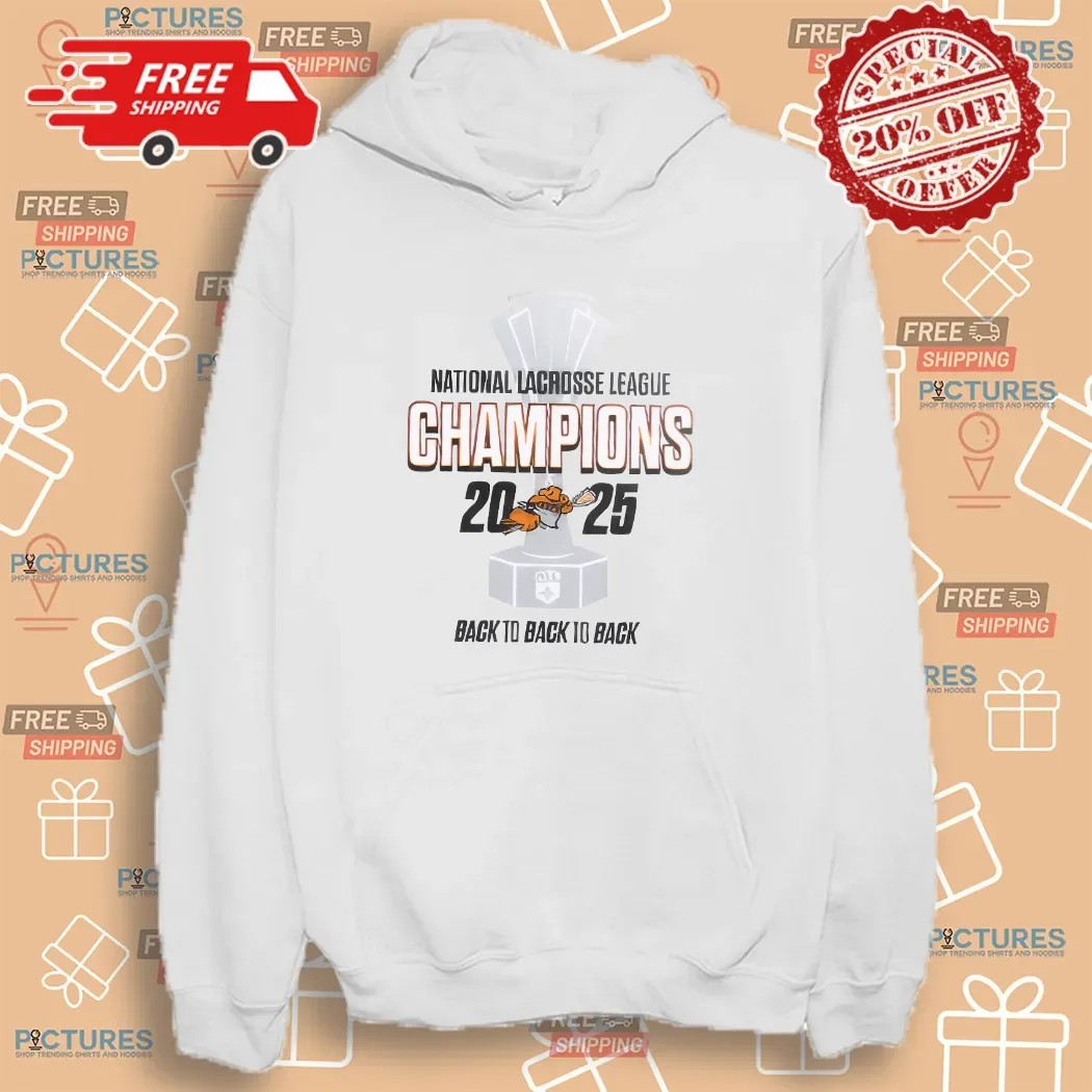 Buffalo Bandits National Lacrosse League Champions 2025 Back to Back to Back T Shirt