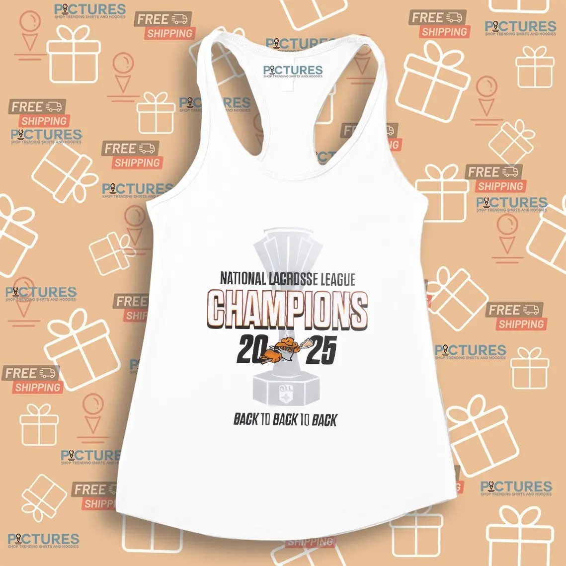 Buffalo Bandits National Lacrosse League Champions 2025 Back to Back to Back T Shirt