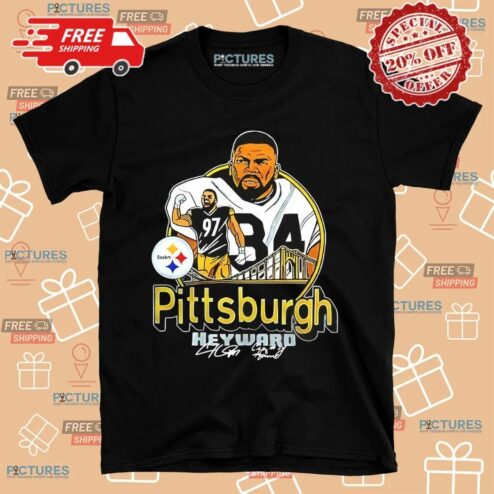 Cam Heyward No. 97 Pittsburgh Steelers NFL Player Signature Shirt