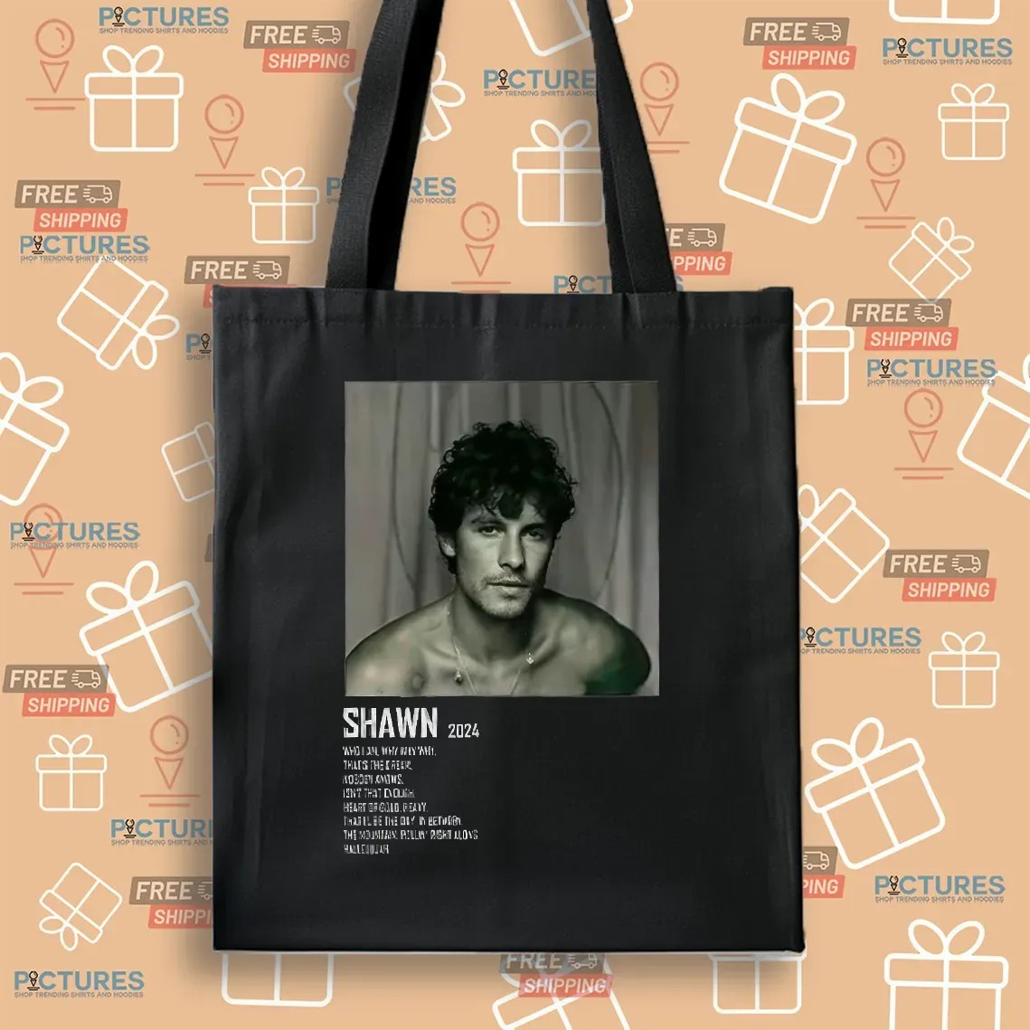 Camiseta Feminina Babylook Tema Cantor Shawn Mendes Album 2024 T Shirt