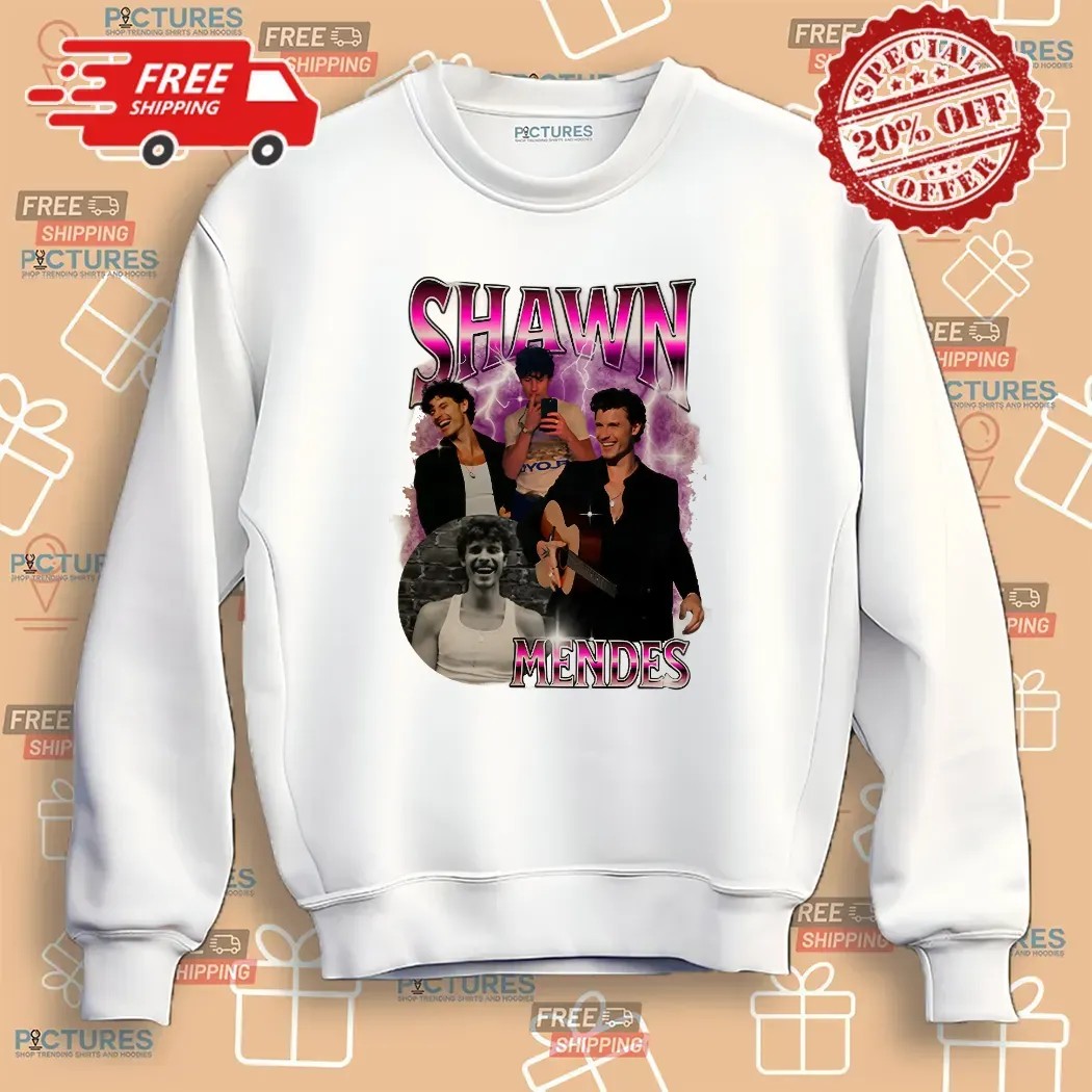 Camiseta Shawn Mendes Cantor Canadense Vintage Bootleg T Shirt Camiseta Shawn Mendes Cantor Canadense Vintage Bootleg T Shirt