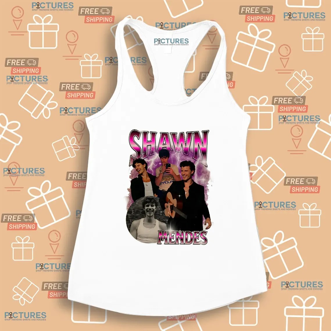 Camiseta Shawn Mendes Cantor Canadense Vintage Bootleg T Shirt Camiseta Shawn Mendes Cantor Canadense Vintage Bootleg T Shirt