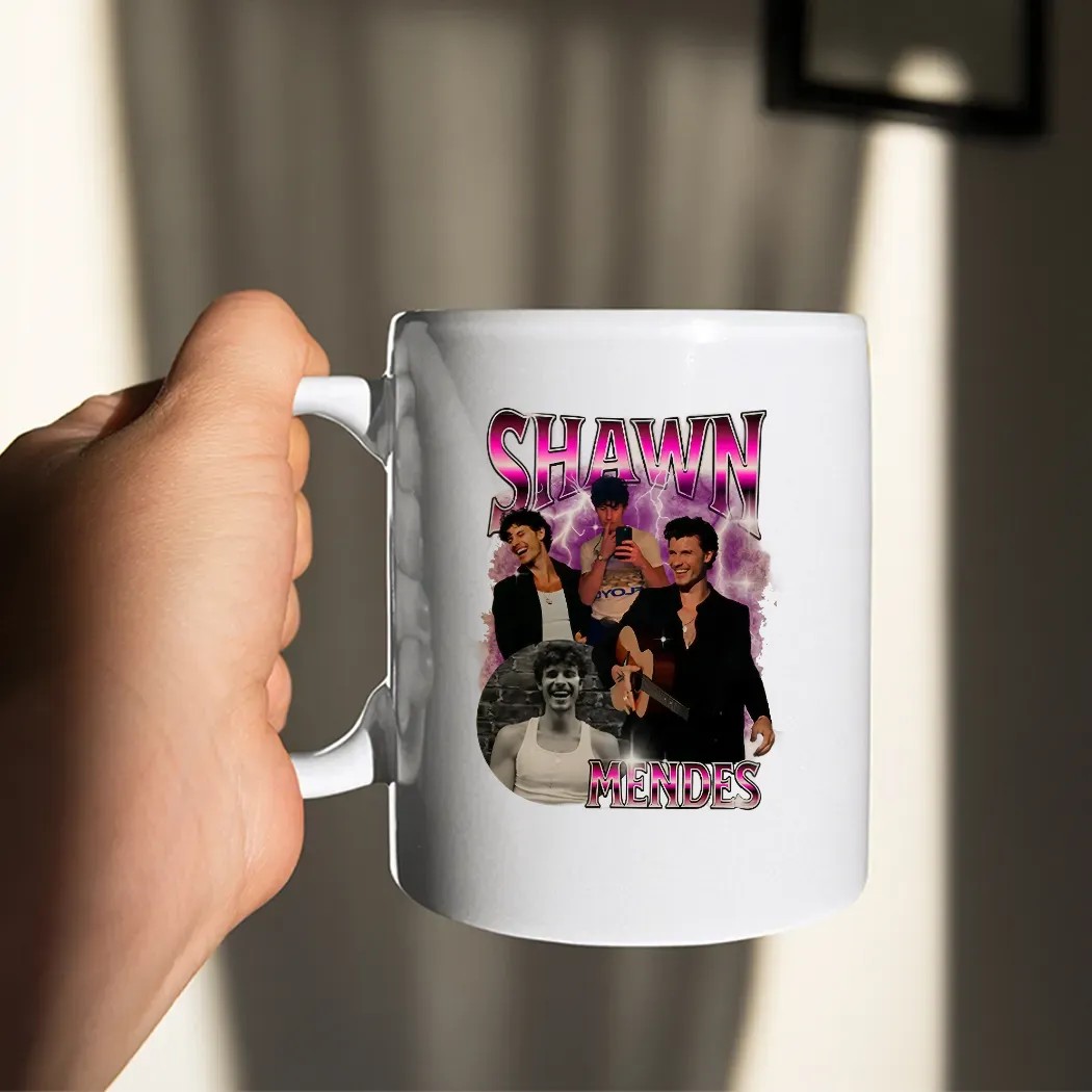 Camiseta Shawn Mendes Cantor Canadense Vintage Bootleg T Shirt Camiseta Shawn Mendes Cantor Canadense Vintage Bootleg T Shirt