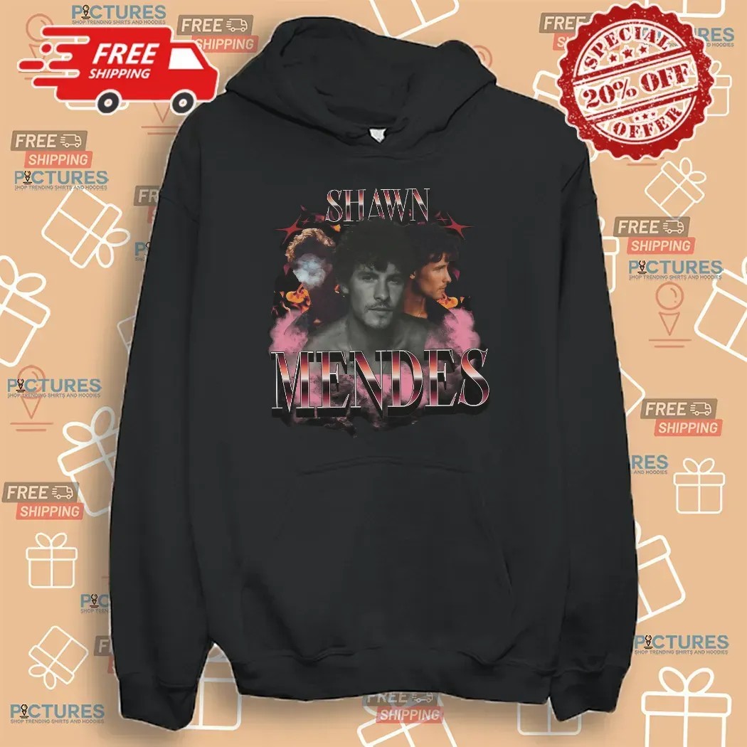 Camiseta Shawn Mendes Cantor Pop Turnê Show In My Blood T Shirt