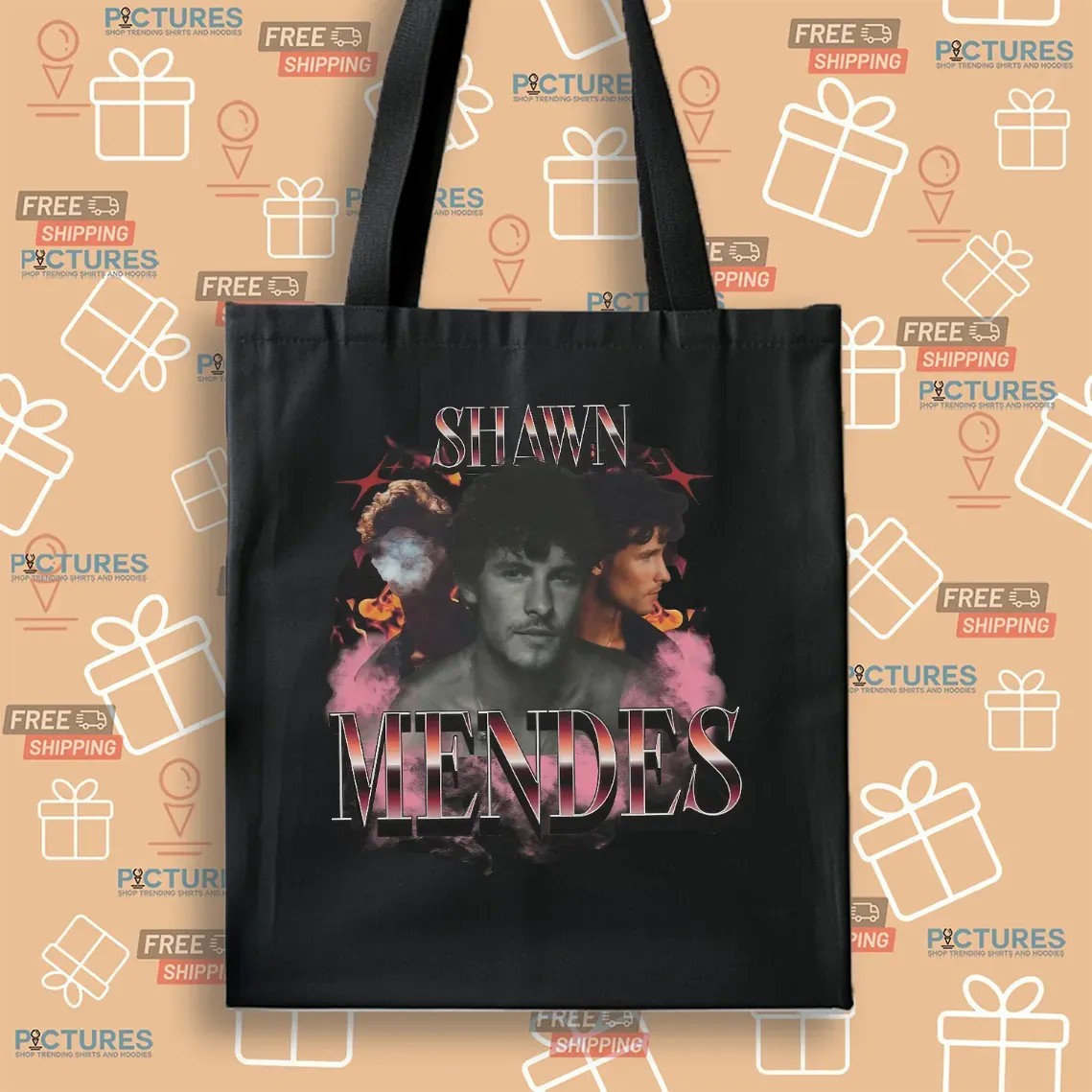 Camiseta Shawn Mendes Cantor Pop Turnê Show In My Blood T Shirt