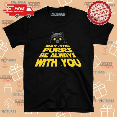 Cat Vader May The Purrs Be Always With You Shirt