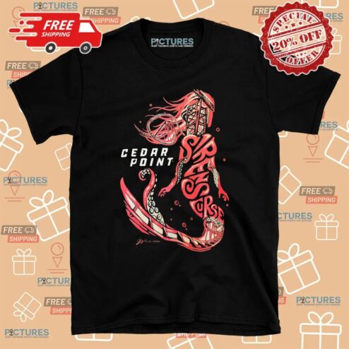Cedar Point Siren's Curse Mermaid T Shirt