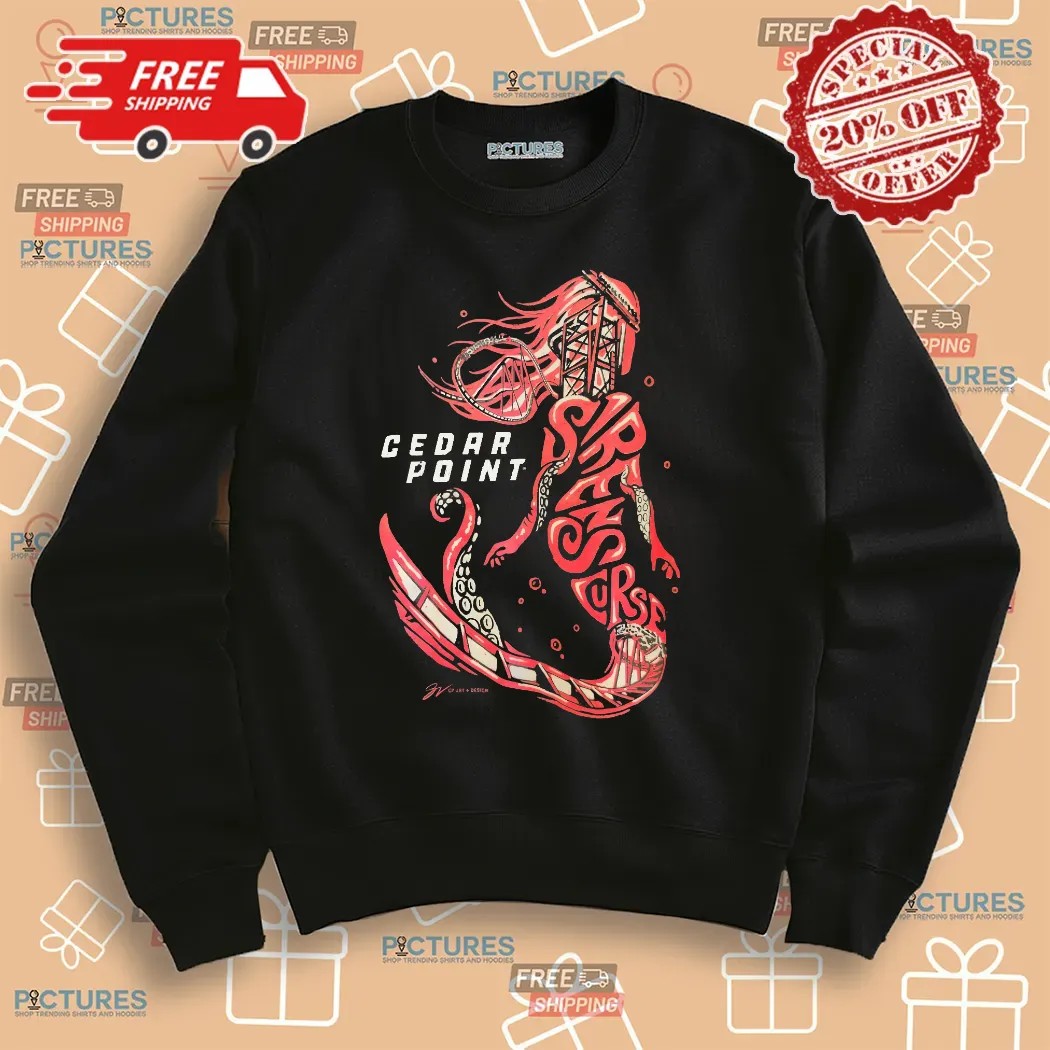 Cedar Point Siren's Curse Mermaid T Shirt Cedar Point Siren's Curse Mermaid T Shirt