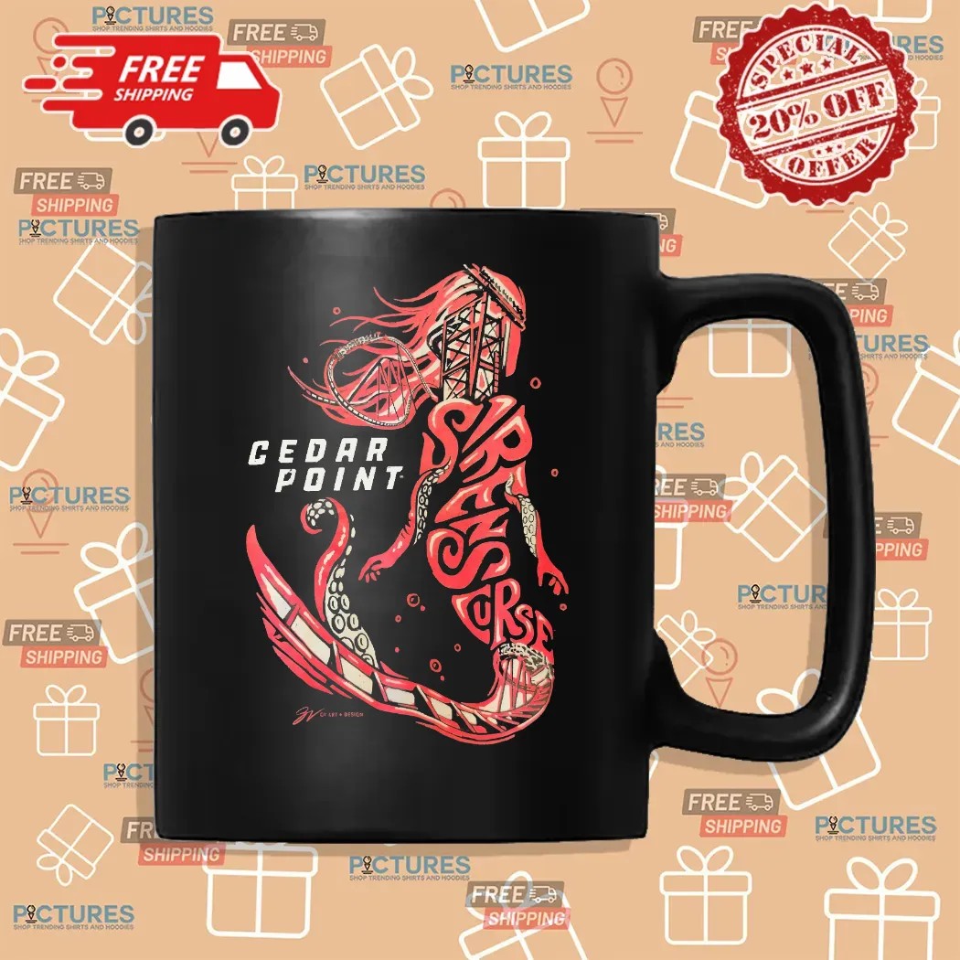 Cedar Point Siren's Curse Mermaid T Shirt Cedar Point Siren's Curse Mermaid T Shirt