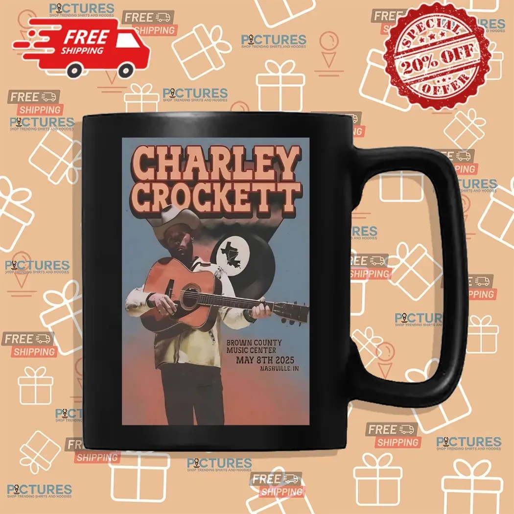 Charley Crockett Tour May 8 2025 Brown County Music Center Nashville IN Shirt