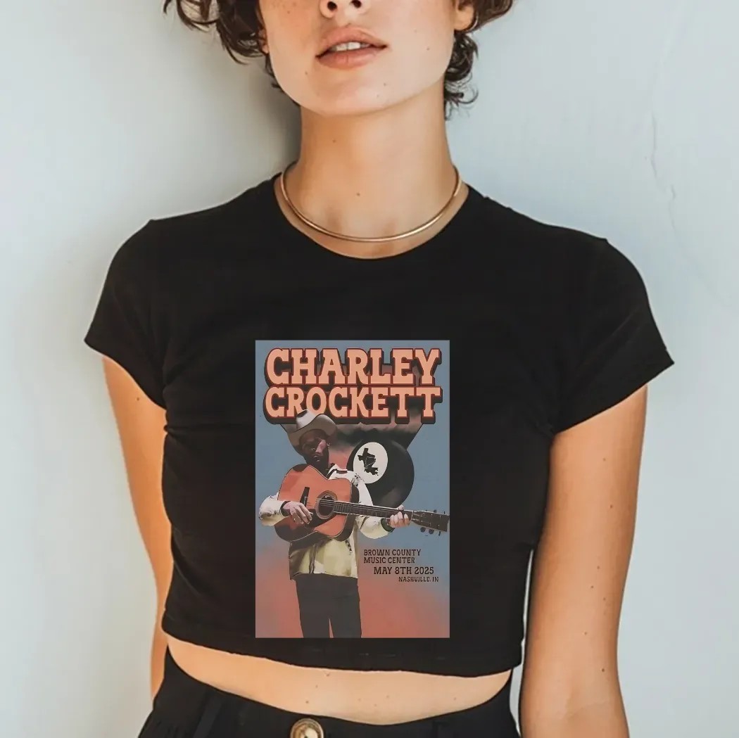Charley Crockett Tour May 8 2025 Brown County Music Center Nashville IN Shirt