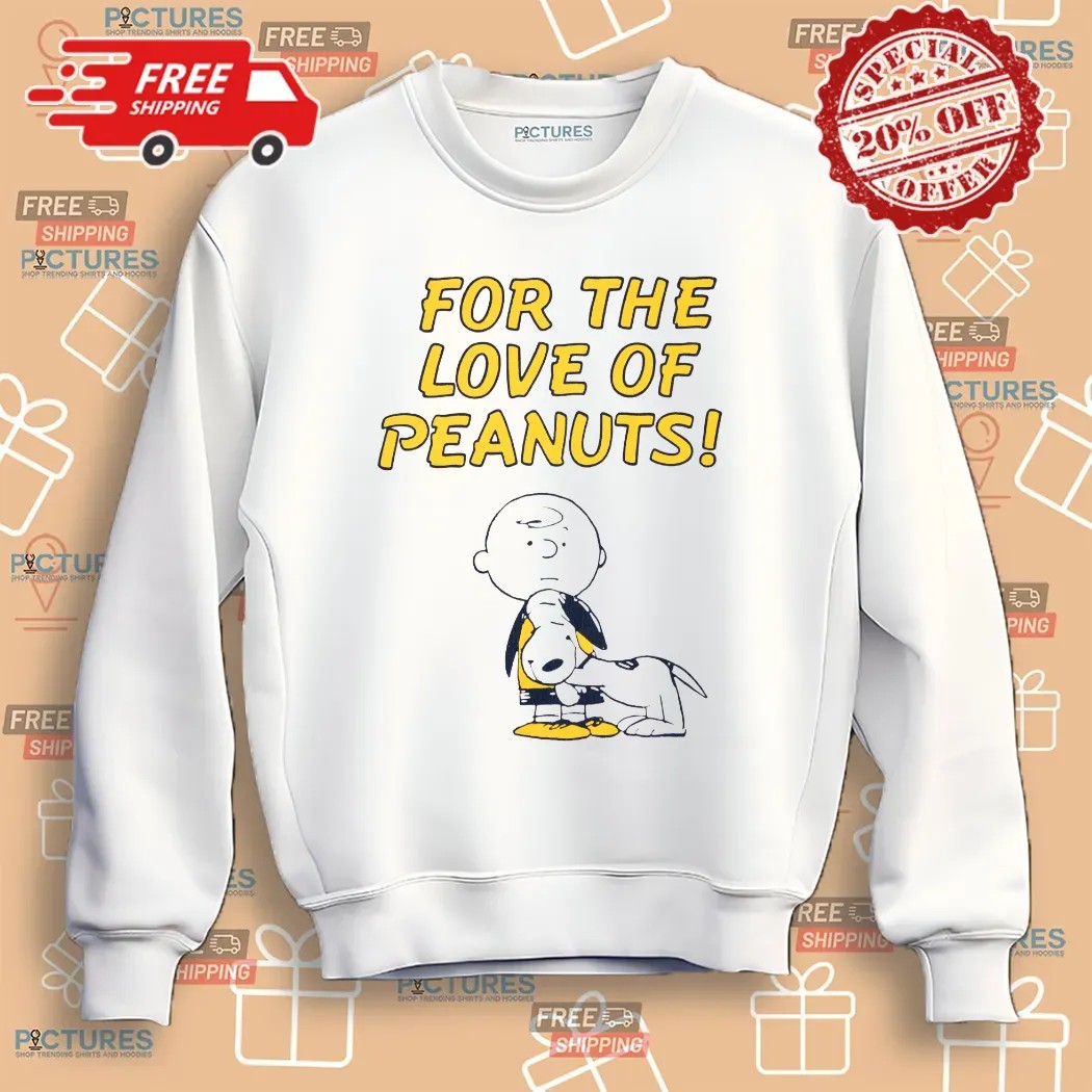 Charlie And Snoopy For The Love Of Peanuts T Shirt