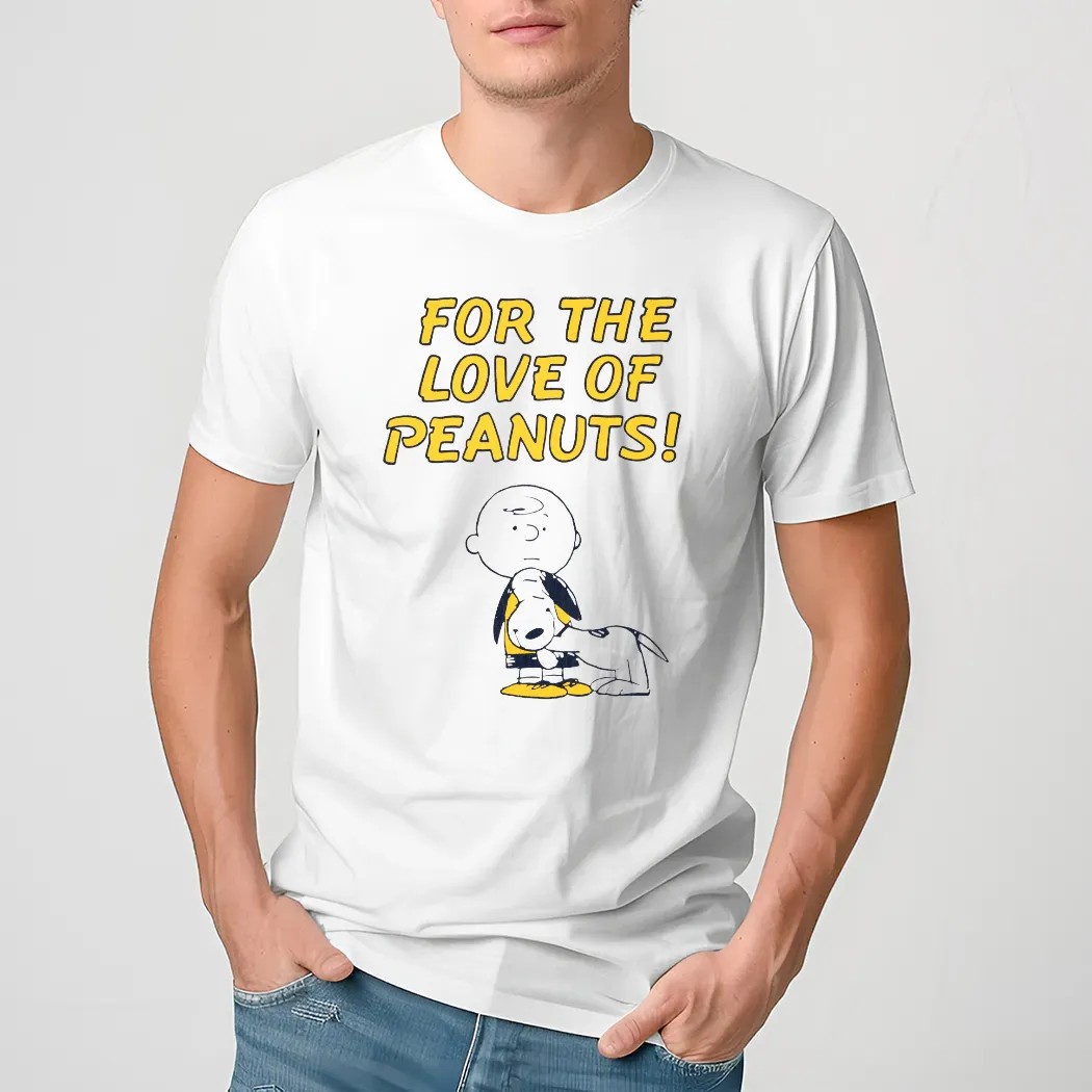 Charlie And Snoopy For The Love Of Peanuts T Shirt