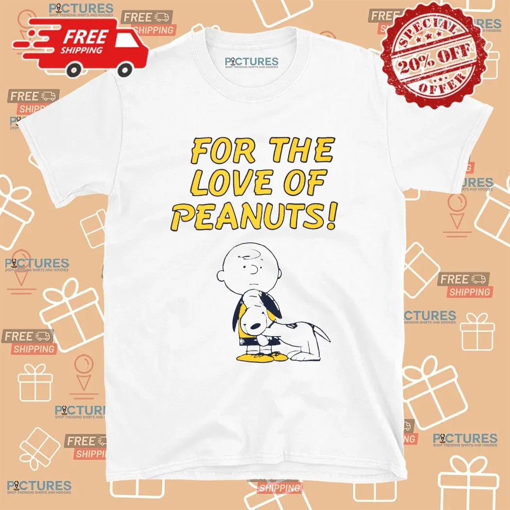 Charlie And Snoopy For The Love Of Peanuts T Shirt