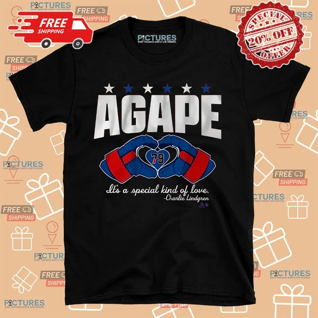 Charlie Lindgren Washington Capitals Hockey Agape Love It's A Special Kind Of Shirt