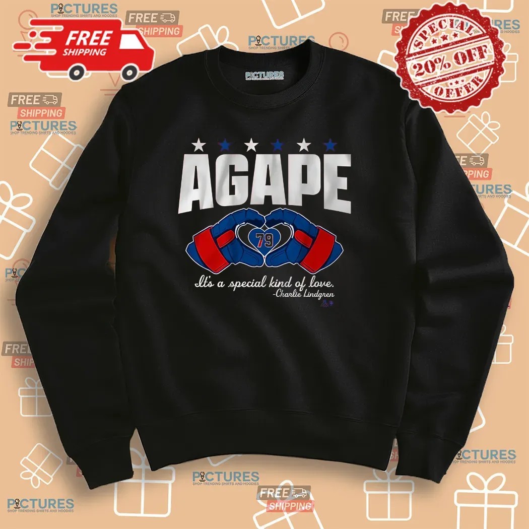 Charlie Lindgren Washington Capitals Hockey Agape Love It's A Special Kind Of Shirt