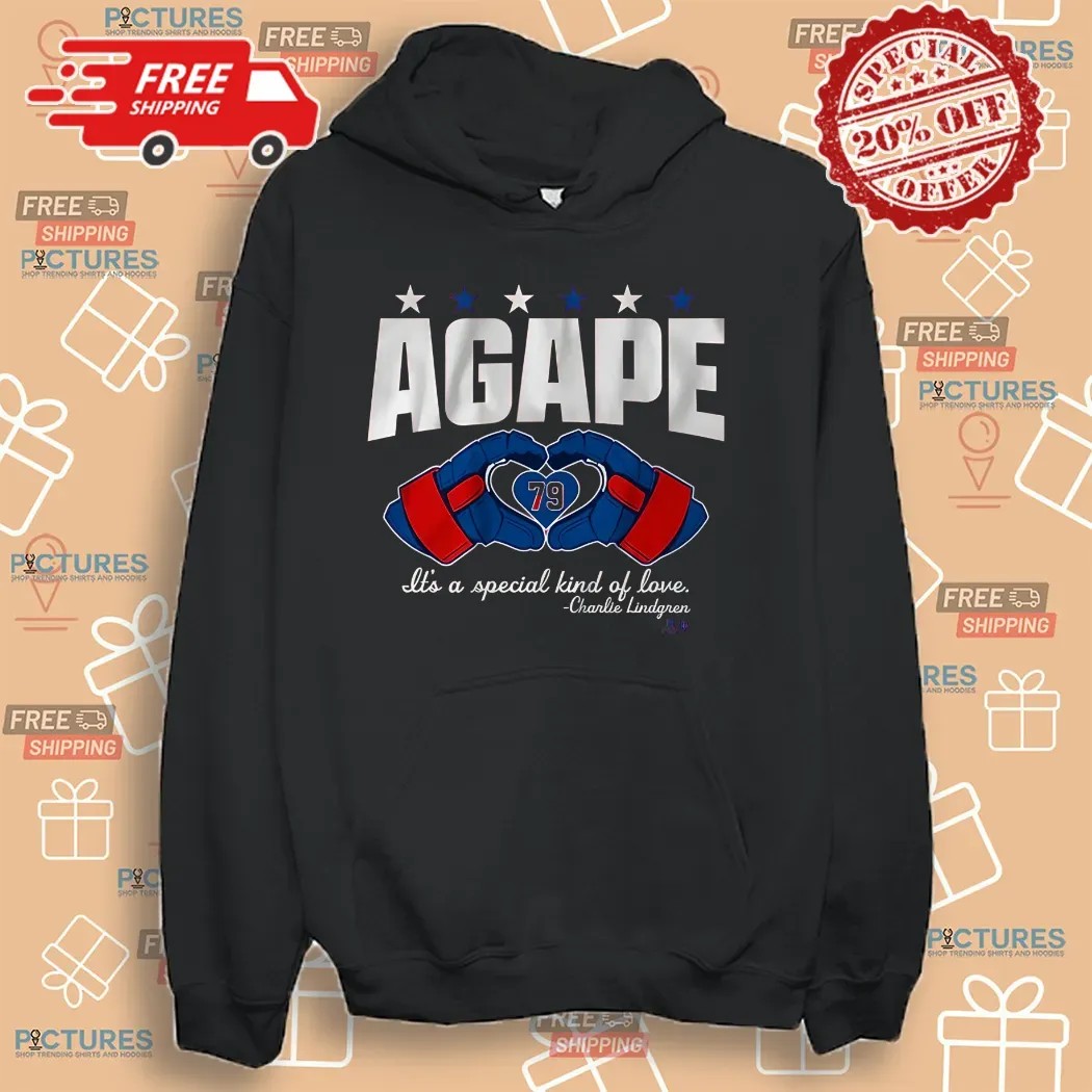 Charlie Lindgren Washington Capitals Hockey Agape Love It's A Special Kind Of Shirt